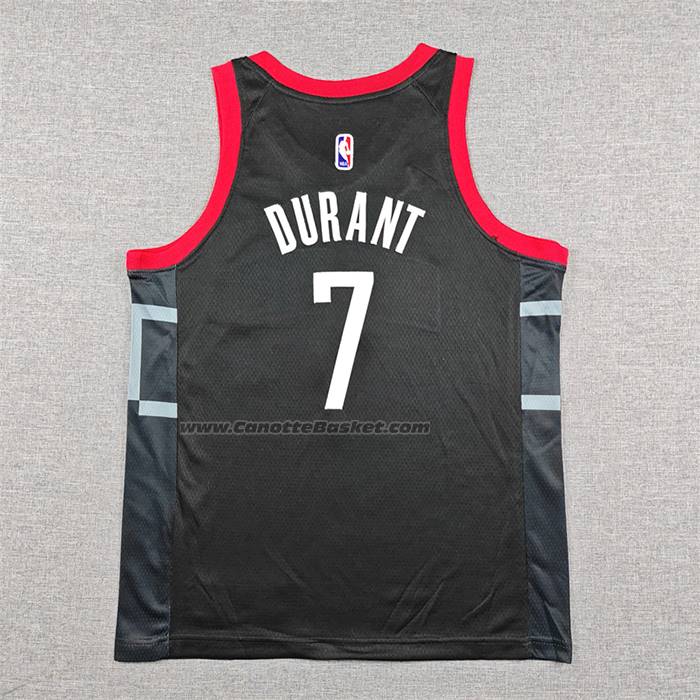 Maglia Bambino Houston Rockets Kevin Durant No 7 Statement 2025-26 Nero